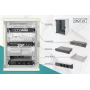DIGITUS set di rete 10in-9U 312x300mm case ripiano PDU 8Port patch panel
