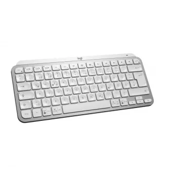 LOGITECH tastiera wireless illuminata minimalista - MX KEYS MINI - Pale Gray - Qwertz tedesco