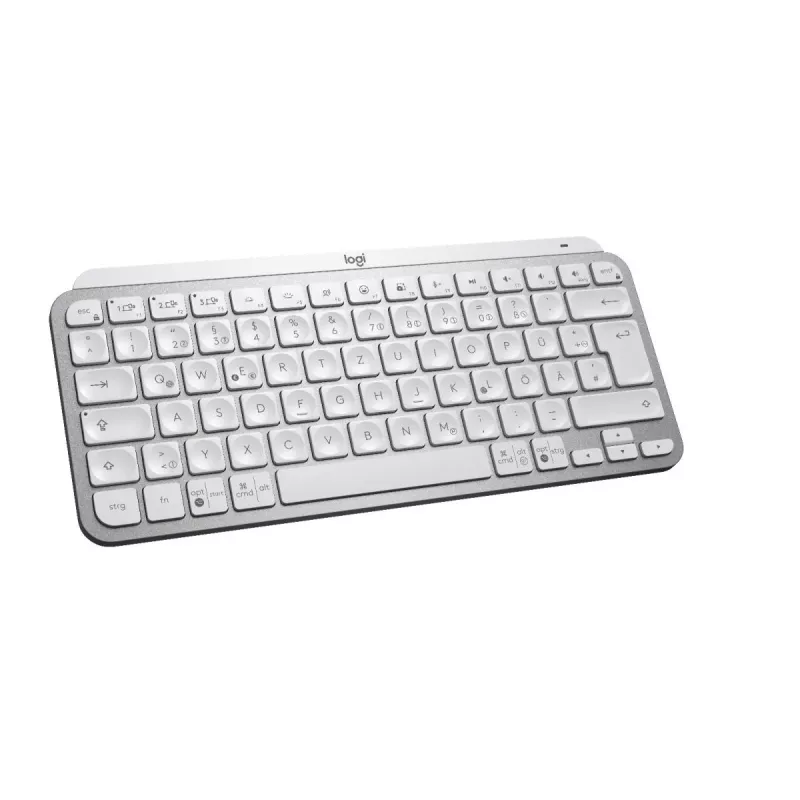 LOGITECH tastiera wireless illuminata minimalista - MX KEYS MINI - Pale Gray - Qwertz tedesco
