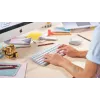 LOGITECH tastiera wireless illuminata minimalista - MX KEYS MINI - Pale Gray - Qwertz tedesco