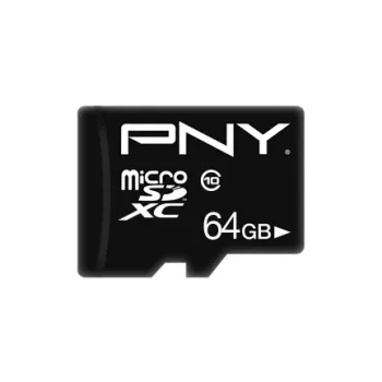 Scheda MicroSDXC PNY Performance Plus 64 GB Classe 10 P-SDU64G10PPL-GE