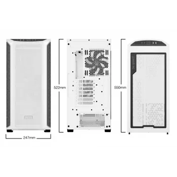 Case PC be quiet! Shadow Base 800 DX bianco Midi Tower