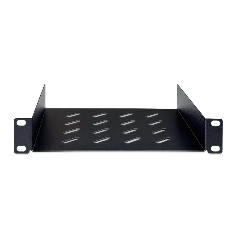 DIGITUS ripiano 1U da 10 pollici, 44x254x200 mm, nero (RAL 9005)