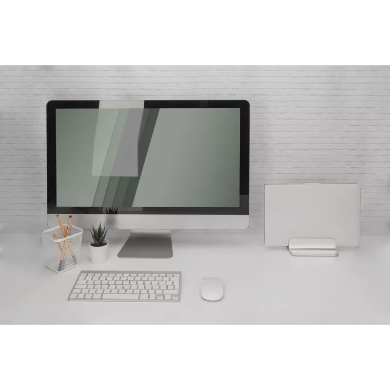 DIGITUS supporto verticale per notebook, alluminio argento