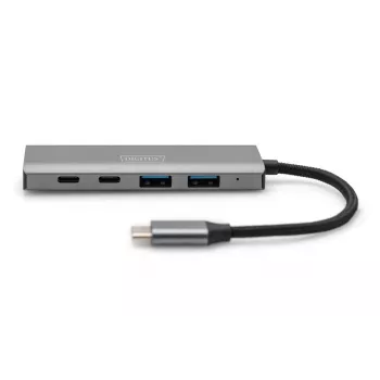 DIGITUS HUB USB-C 4 porte 2x USB-A + 2x USB-C Gen2