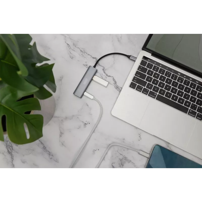 DIGITUS HUB USB-C 4 porte 2x USB-A + 2x USB-C Gen2