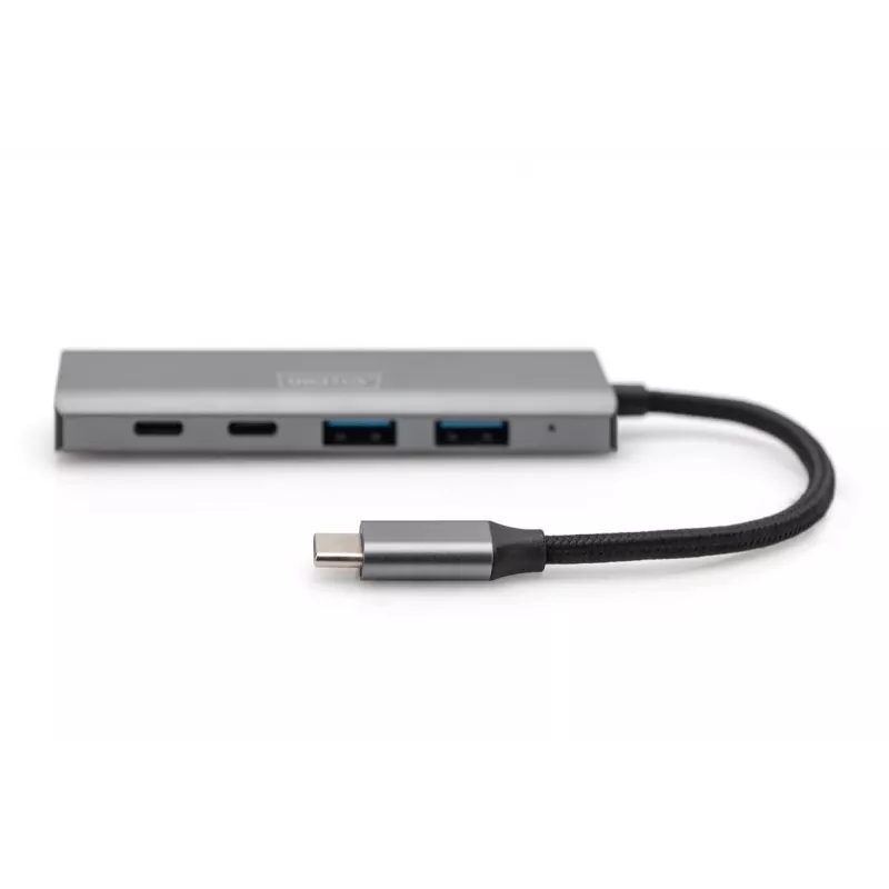 DIGITUS HUB USB-C 4 porte 2x USB-A + 2x USB-C Gen2