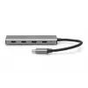 DIGITUS Hub USB-C 4 porte, 4x USB-C 3.1 Gen1, 5 Gbit/s