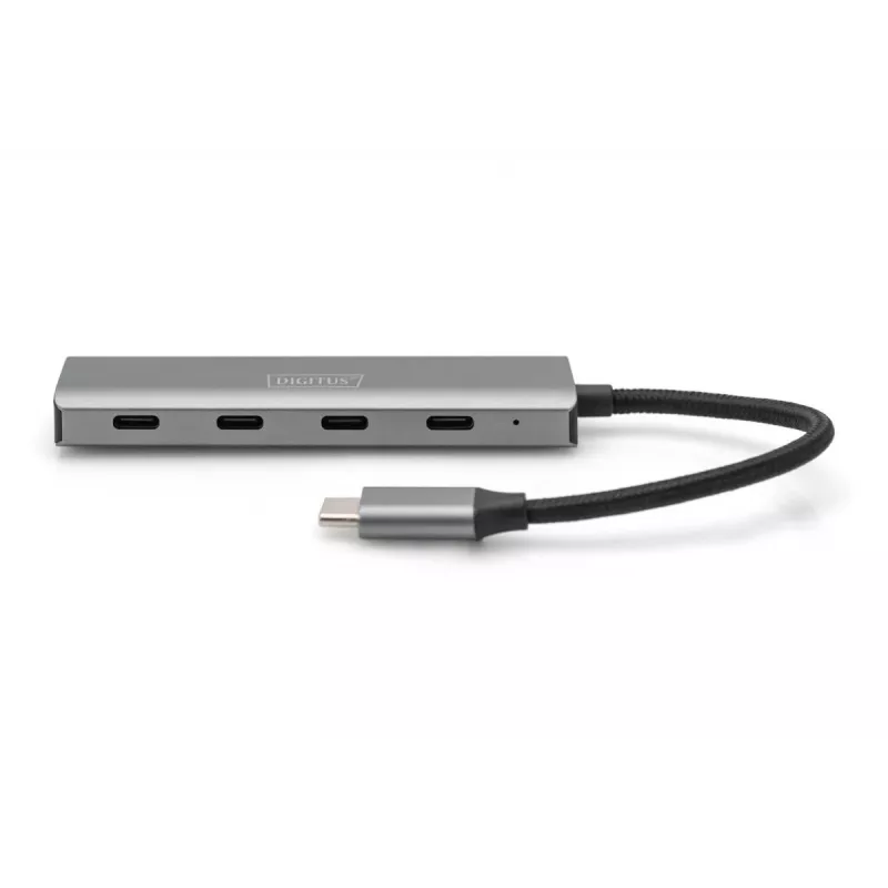 DIGITUS Hub USB-C 4 porte, 4x USB-C 3.1 Gen1, 5 Gbit/s