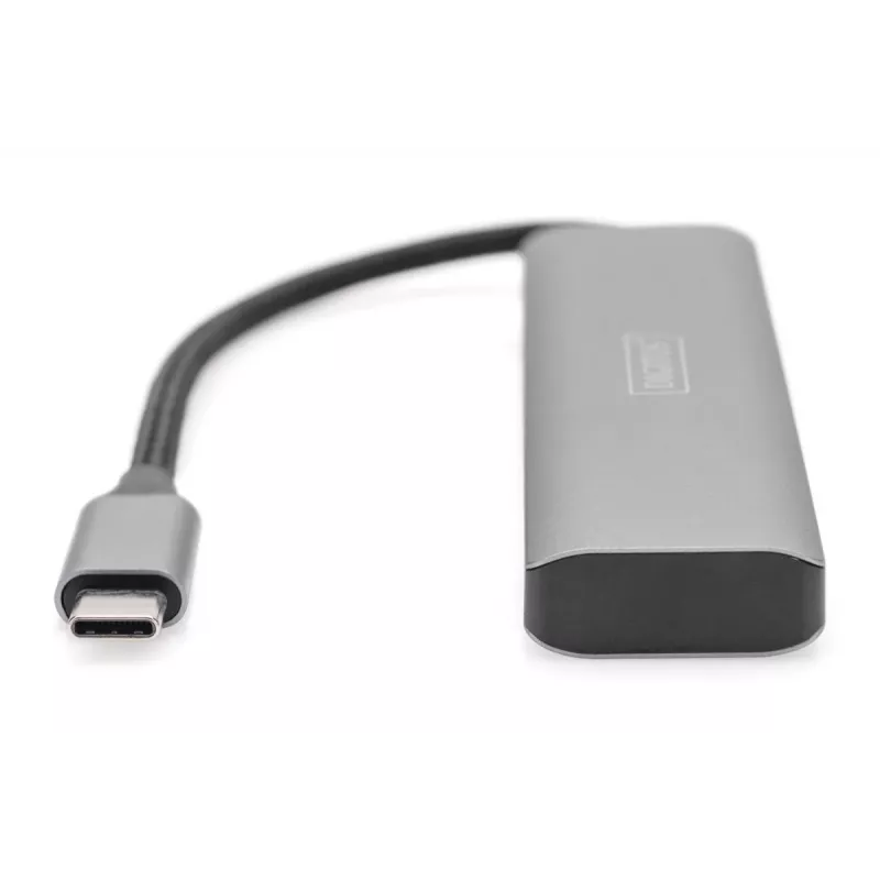 DIGITUS Hub USB-C 4 porte, 4x USB-C 3.1 Gen1, 5 Gbit/s