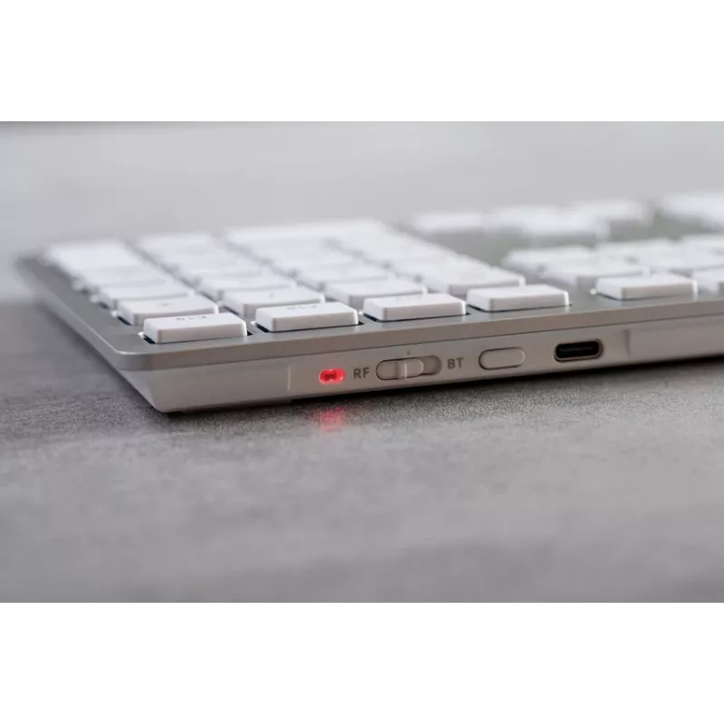 CHERRY KW 9100 sottile FOR MAC tastiera universale USB + Bluetooth QWERTZ tedesco argento