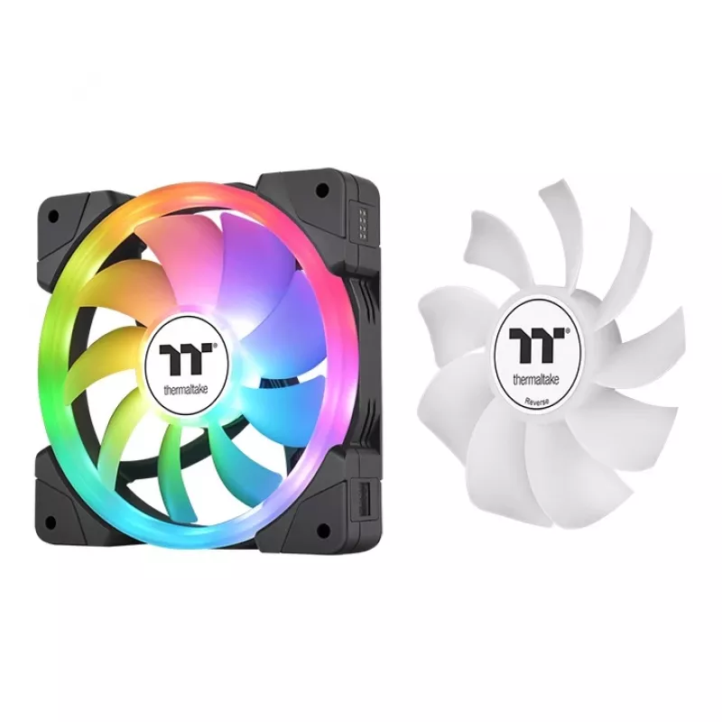 THERMALTAKE ventola PC – SWAFAN EX14 ARGB Sync TT Premium Edition – 14 cm – nero – confezione da 3