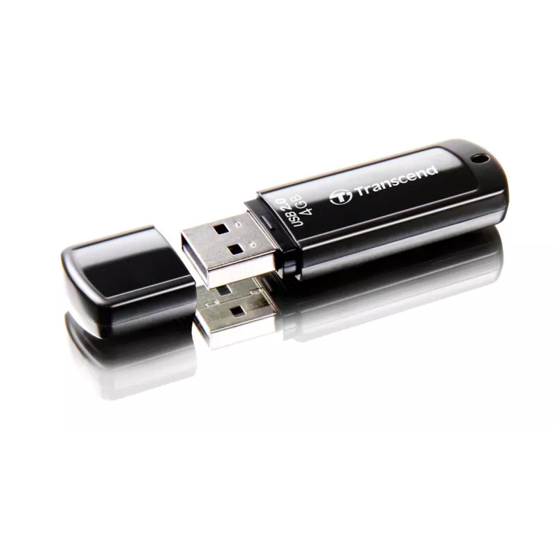 TRANSCEND Jetflash 350 - 4GB chiavetta USB - USB 2.0 - nero