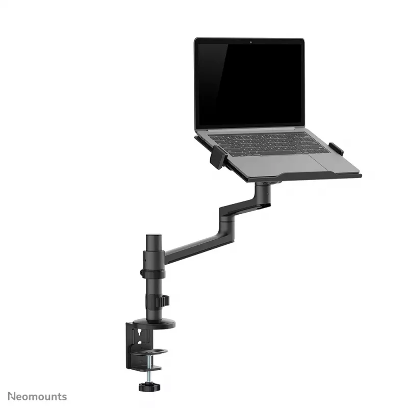 Neomounts DS20-425BL1 Supporto per laptop con braccio monitor 11,6-17,3 inch – salvaspazio