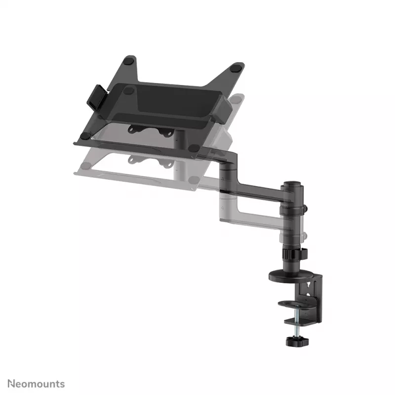 Neomounts DS20-425BL1 Supporto per laptop con braccio monitor 11,6-17,3 inch – salvaspazio