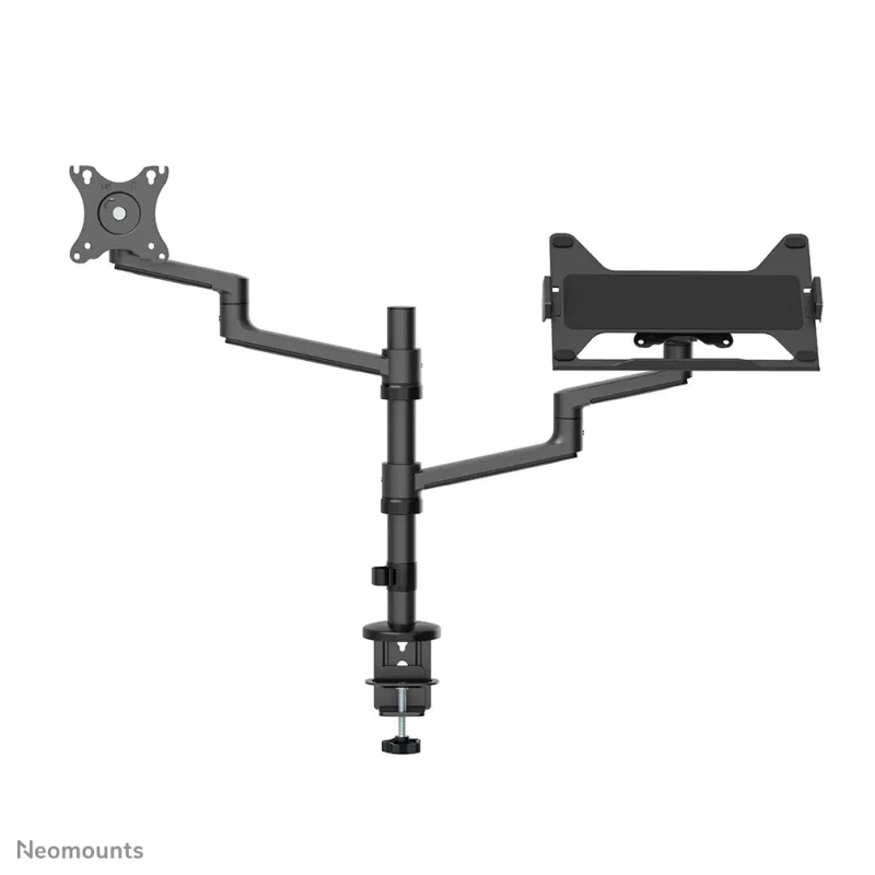 Neomounts DS20-425BL2 Braccio monitor con supporto per laptop 17-27