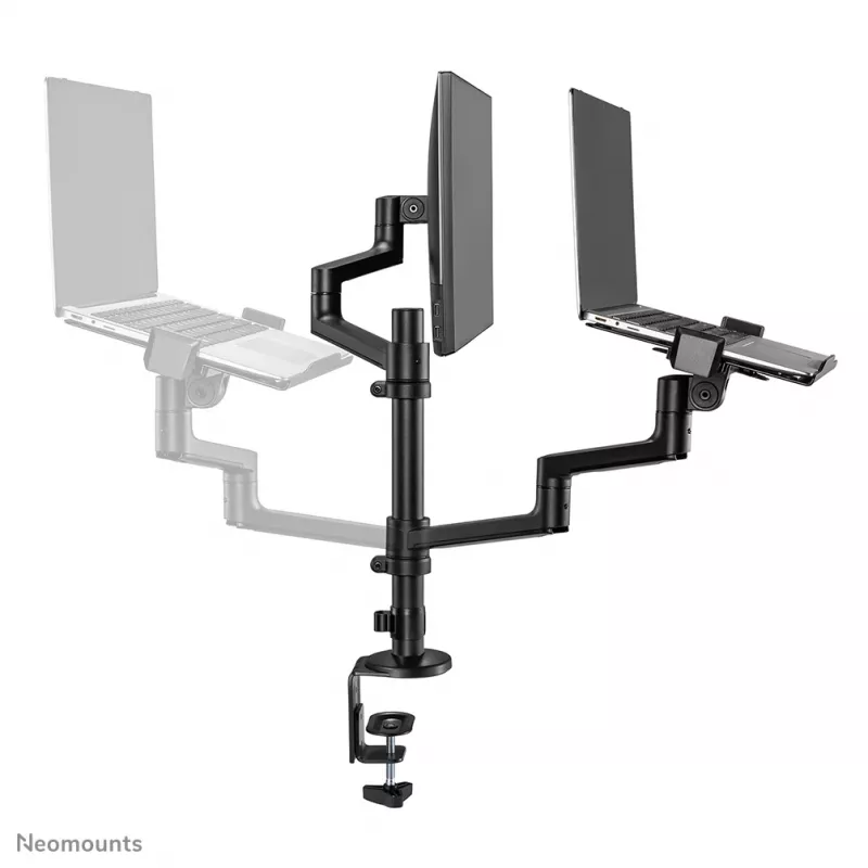 Neomounts DS20-425BL2 Braccio monitor con supporto per laptop 17-27