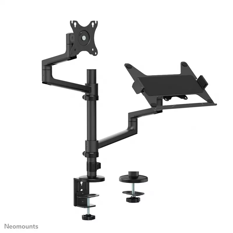 Neomounts DS20-425BL2 Braccio monitor con supporto per laptop 17-27