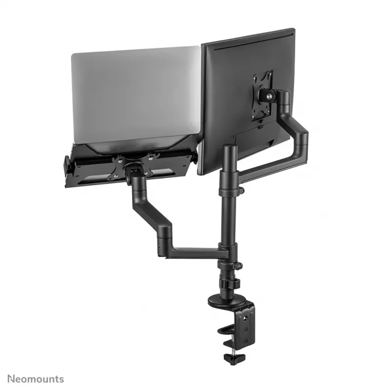 Neomounts DS20-425BL2 Braccio monitor con supporto per laptop 17-27