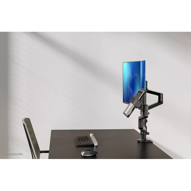 Neomounts DS20-425BL2 Braccio monitor con supporto per laptop 17-27