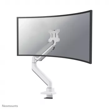Neomounts DS70PLUS-450WH1 Supporto monitor 17-49 inch - pistone a gas - morsetto da tavolo - stop a 180°