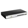 D-Link DGS-1210-10MP Managed L2 Gigabit Ethernet (10/100/1000) Power over Ethernet (PoE) nero, grigio