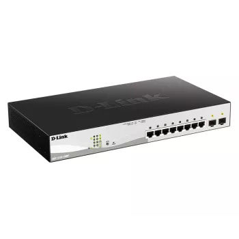 D-Link DGS-1210-10MP Managed L2 Gigabit Ethernet (10/100/1000) Power over Ethernet (PoE) nero, grigio