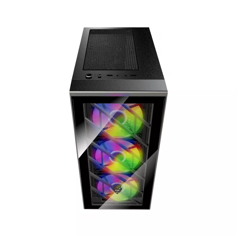 FSP CMT192 case Midi Tower mITX, mATX, ATX nero Fixed RGB
