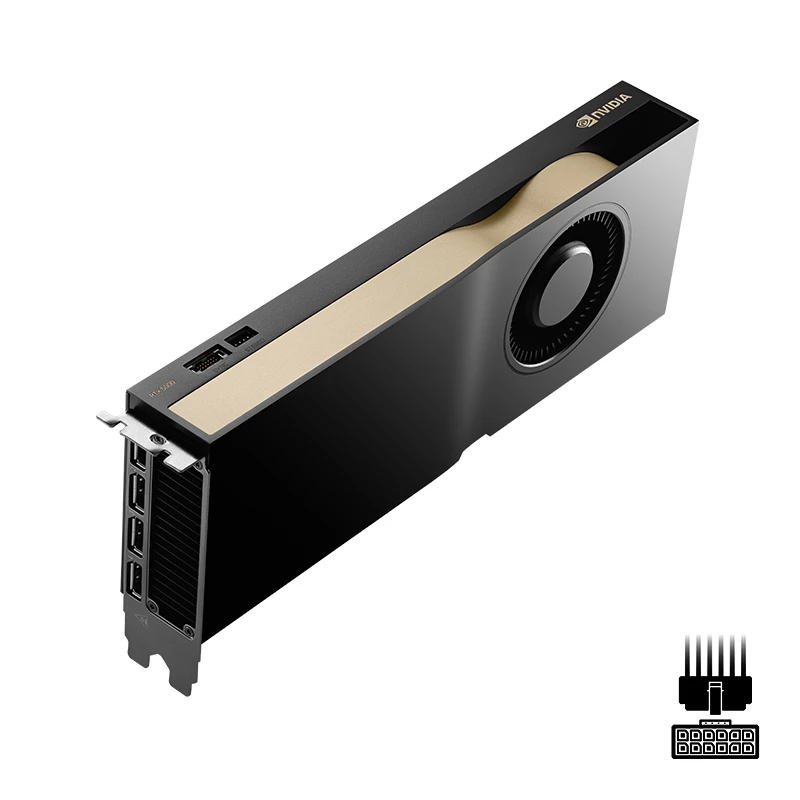 PNY NVIDIA RTX 5000 Ada Generation scheda grafica, 32 GB GDDR6 ECC, 256 bit, PCIe 4.0 x16, dual slot, 4x DP 1.4a
