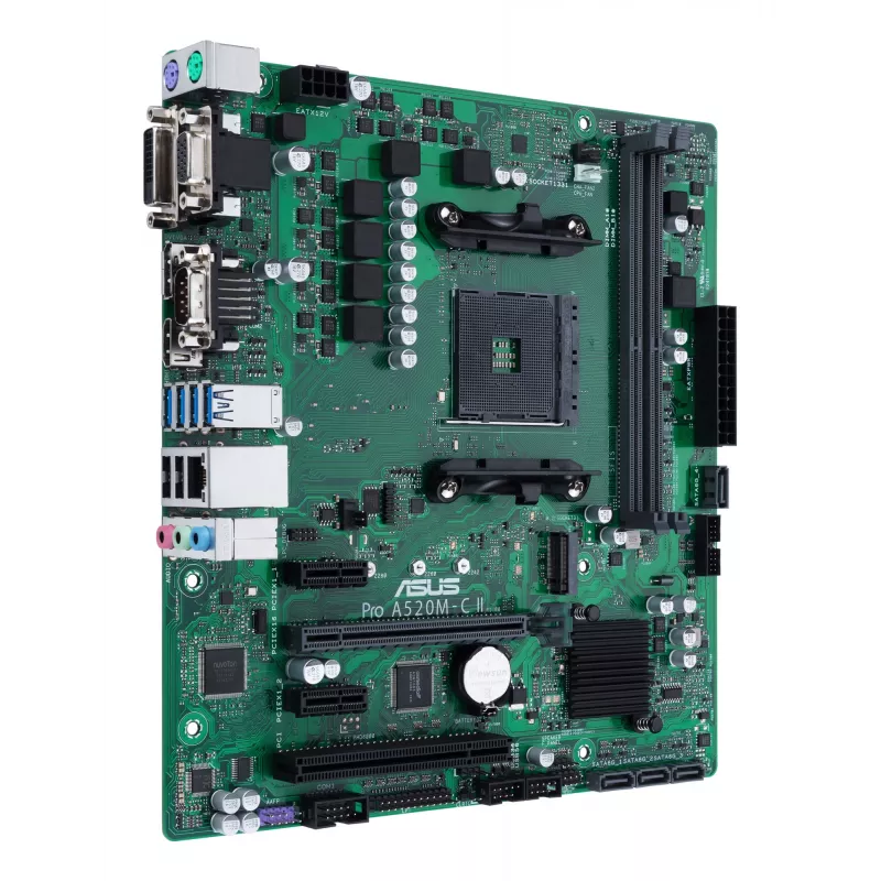 ASUS PRO A520M-C II/CSM AMD A520 Socket AM4 micro ATX