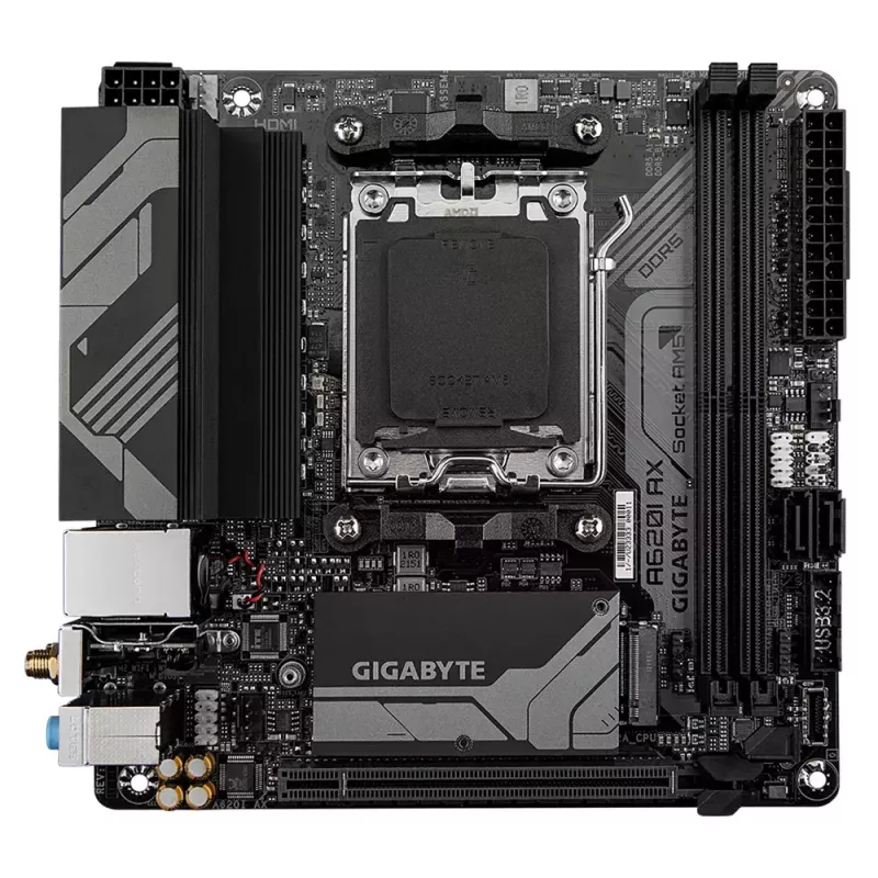 Scheda madre GIGABYTE A620I AX, AMD A620, socket AM5, Mini-ITX