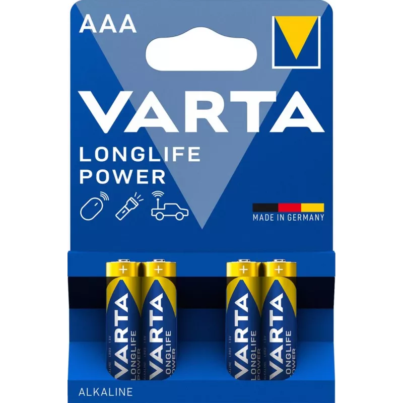 VARTA batteria Longlife Power Micro AAA LR03 1x4
