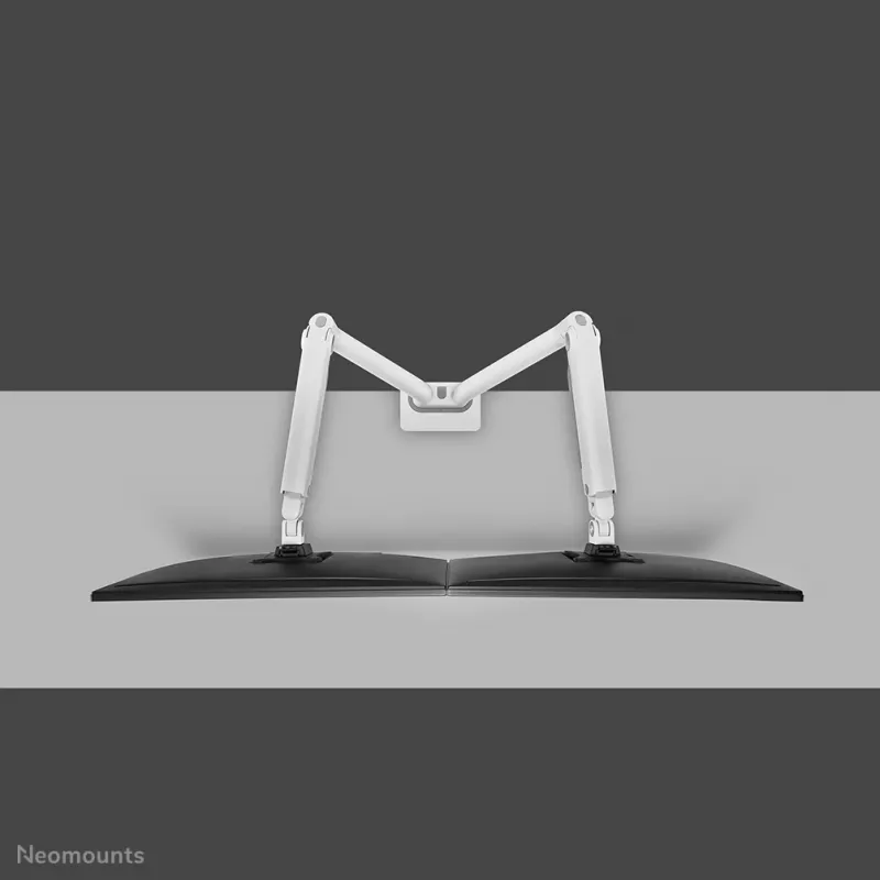 Neomounts DS70S-950WH2 braccio per monitor 17-35 inch - molla a gas - Topfix - stop a 180°
