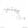 Neomounts DS75S-950WH2 braccio per monitor 17-32