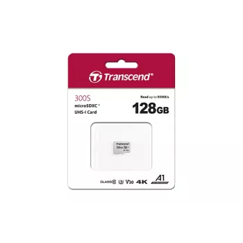Scheda Micro-SDXC TRANSCEND 300S 128GB UHS-I U3 senza adattatore
