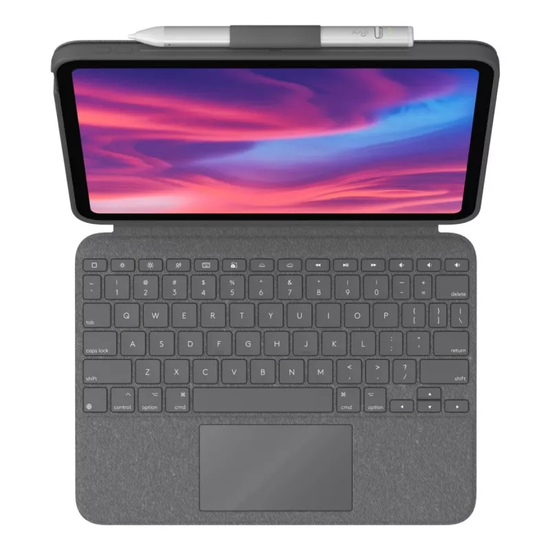LOGITECH Combo Touch per iPad (10ª gen) - Oxford grigio - Qwertz tedesco