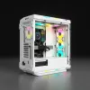 Case PC Mid-Tower ATX CORSAIR - iCUE 5000T - RGB vetro temperato - bianco
