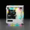 Case PC Mid-Tower ATX CORSAIR - iCUE 5000T - RGB vetro temperato - bianco