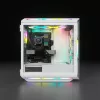 Case PC Mid-Tower ATX CORSAIR - iCUE 5000T - RGB vetro temperato - bianco