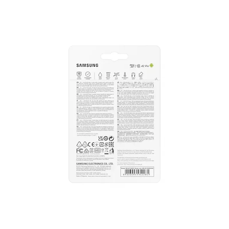 Samsung MB-MY256SB/WW scheda di memoria 256 GB MicroSDXC UHS-I