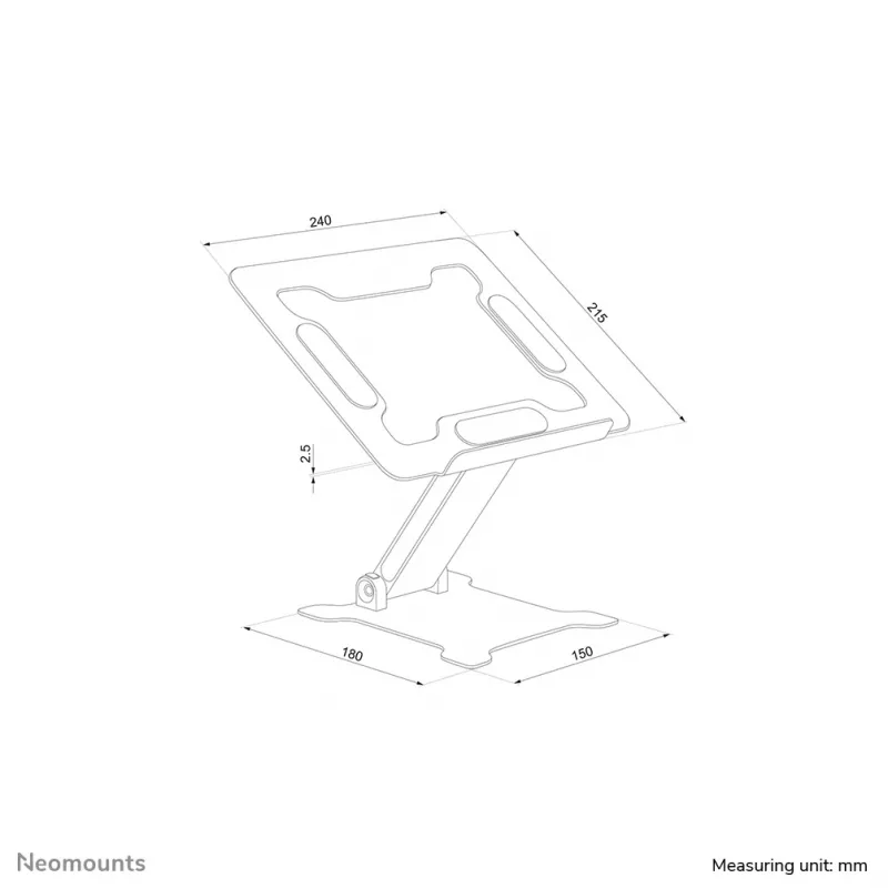 Neomounts DS20-740BL1 Supporto per laptop 11-15