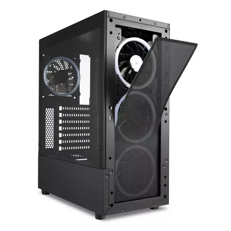 Case PC Sharkoon TK5M RGB ATX Desktop nero