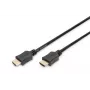 DIGITUS Cavo di collegamento HDMI High Speed, tipo A M/M, 2m con Ethernet, Ultra HD 60p, oro nero