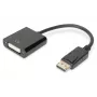 DIGITUS ASSMANN Cavo adattatore DisplayPort, DP - DVI (24+5) M/F, 15cm con blocco, compatibile DP 1.2, CE nero