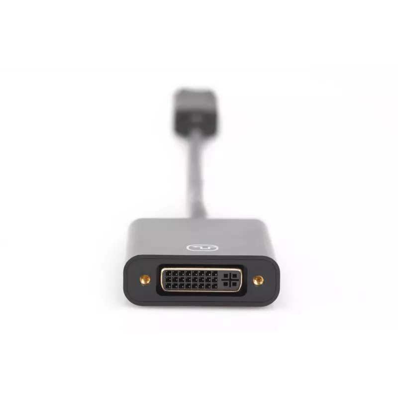 DIGITUS ASSMANN Cavo adattatore DisplayPort, DP - DVI (24+5) M/F, 15cm con blocco, compatibile DP 1.2, CE nero