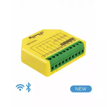 Shelly Plus RGBW PM luce smart wireless verde giallo