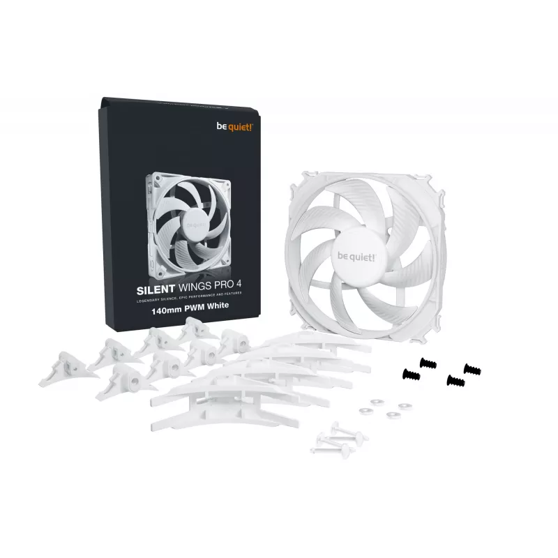 be quiet! BL119 sistema di raffreddamento per computer ventola per case 14 cm bianco 1 pz.