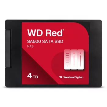 WESTERN DIGITAL SSD - WD Red SA500 - 4TB - SATA 6Gb/s - 2,5