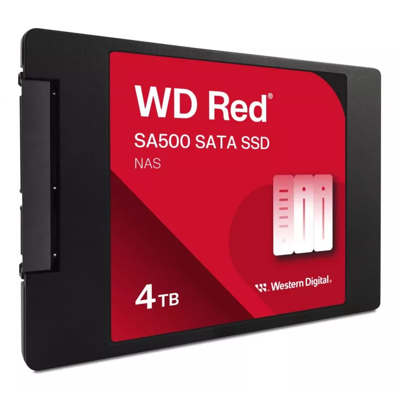 WESTERN DIGITAL SSD - WD Red SA500 - 4TB - SATA 6Gb/s - 2,5