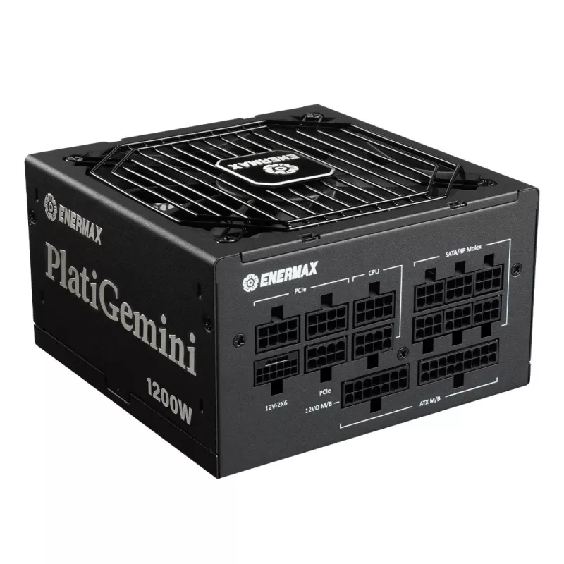 ENERMAX alimentatore Platigemini 1200 Watt 80 Plus Platinum completamente modulare ATX 3.1 e ATX12vo